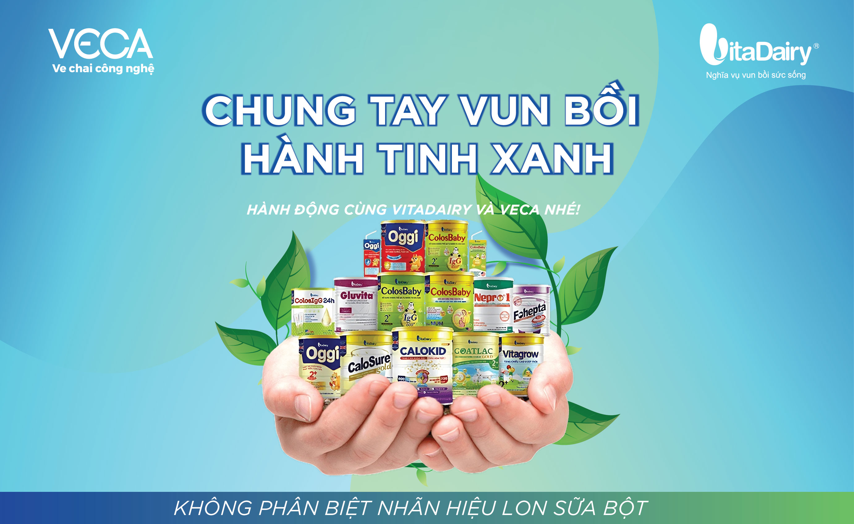 CHUNG TAY VUN BỒI HÀNH TINH XANH CÙNG VITADAIRY VÀ VECA